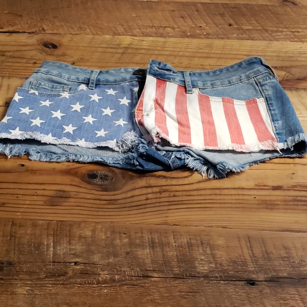 American flag shorts